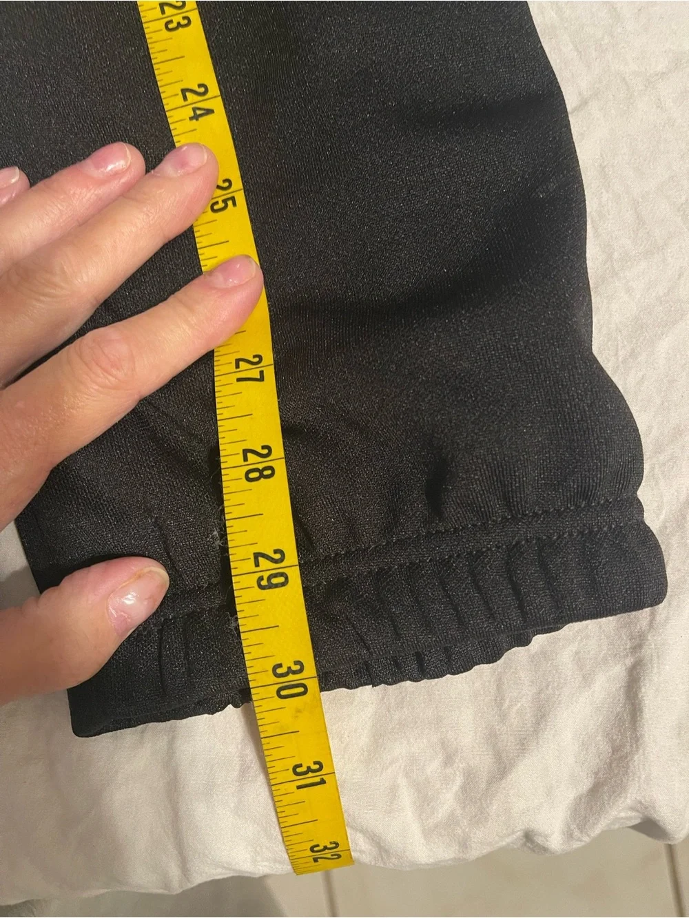 Russell Athletic Black Jogger Pants with Double-Button Waist